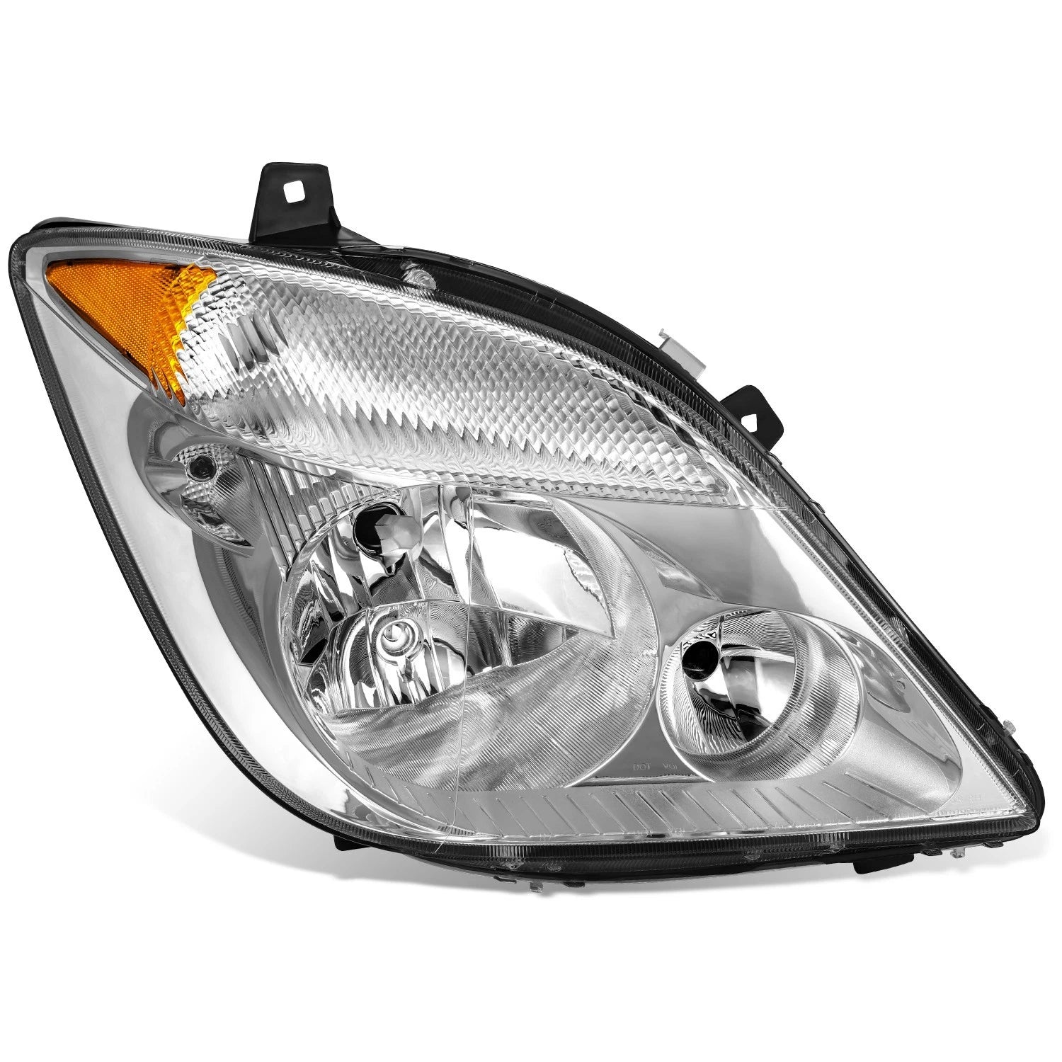 Chrome Amber Right Headlight for Dodge Mercedes Benz Freightliner Sprinter (2007–2013)