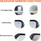 Driver Side Mirror for Jeep Grand Cherokee (2011–2022) - Manual Folding, Blind Spot