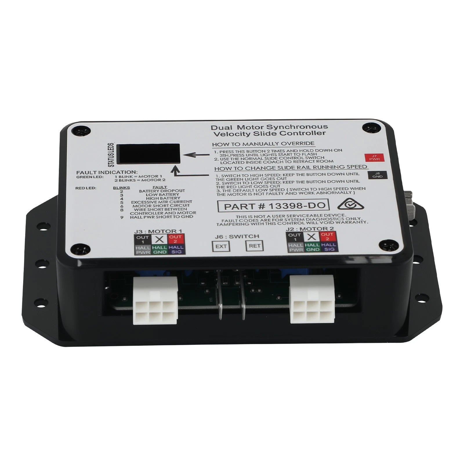 Dual Motor Slide Controller for Lippert 13398-D0 (12V DC)