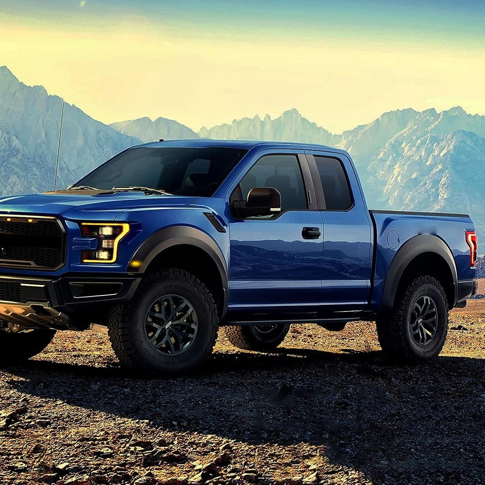 2X Smoked LED Side Marker Lights for Ford F150 Raptor (2017–2020)