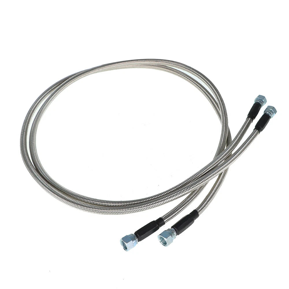 Braided Transmission Cooler Hose Lines for TH350 TH400 700R4 (52")