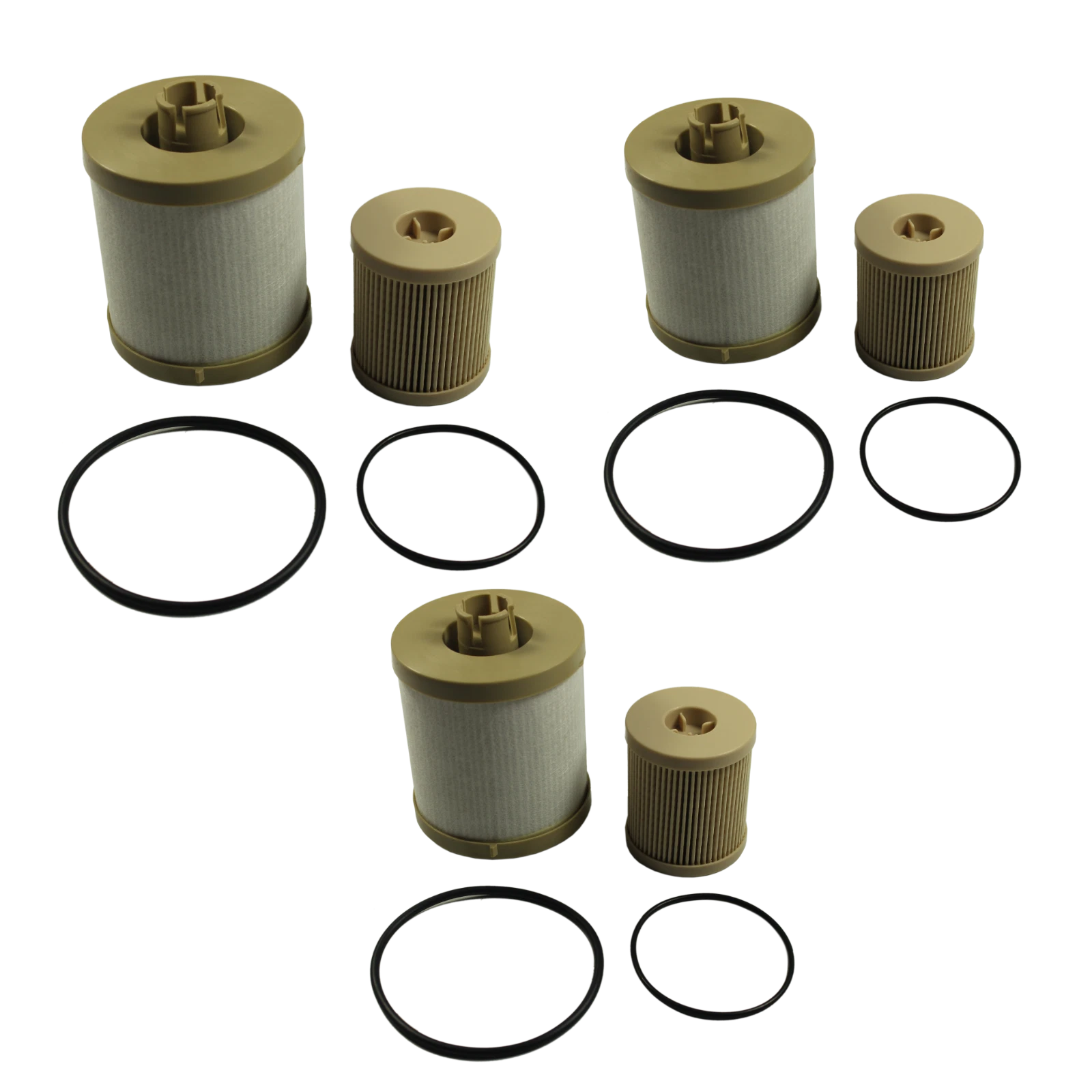 Set of 3 Fuel Filters for Ford 6.0L (2003–2007)