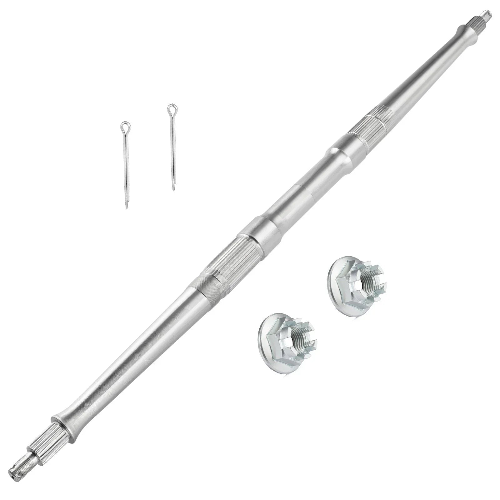 Rear Axle Shaft w/ Nut Pin for Yamaha Raptor 700R (2006–2025)