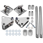 Traction Bars Kit for Plymouth Valiant (1960–1966) Tie Plates, Shock Mounts