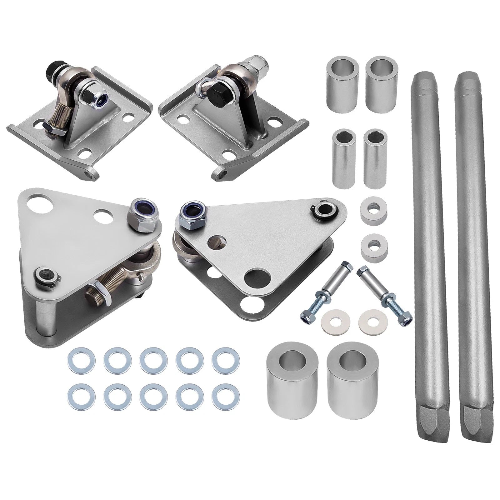 Traction Bars Kit for Plymouth Valiant (1960–1966) Tie Plates, Shock Mounts