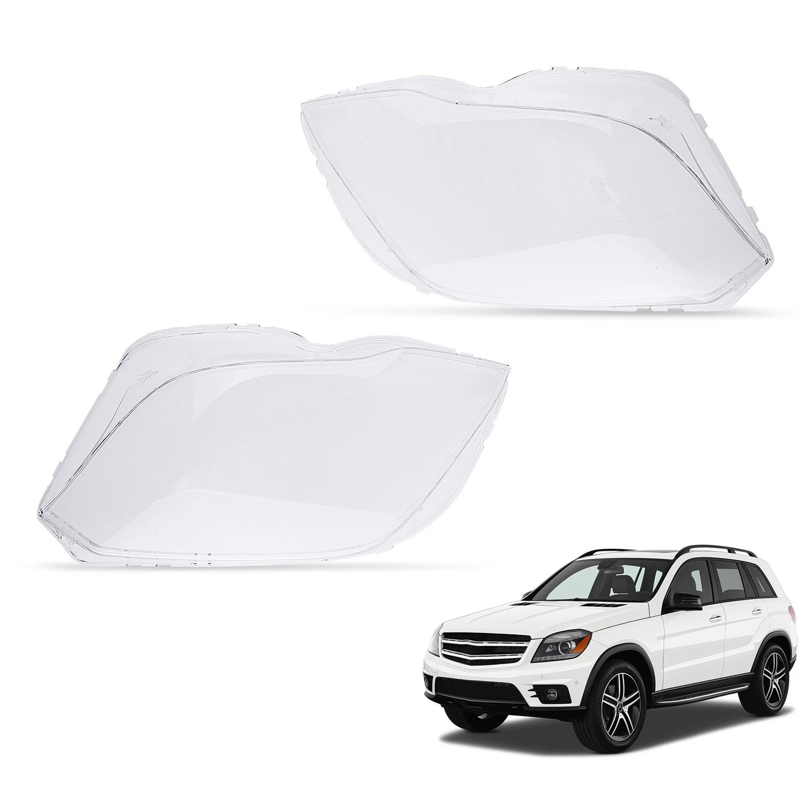 Headlight Lens Cover for Mercedes-Benz GLK X204 GLK250 GLK280 (2013–2015)