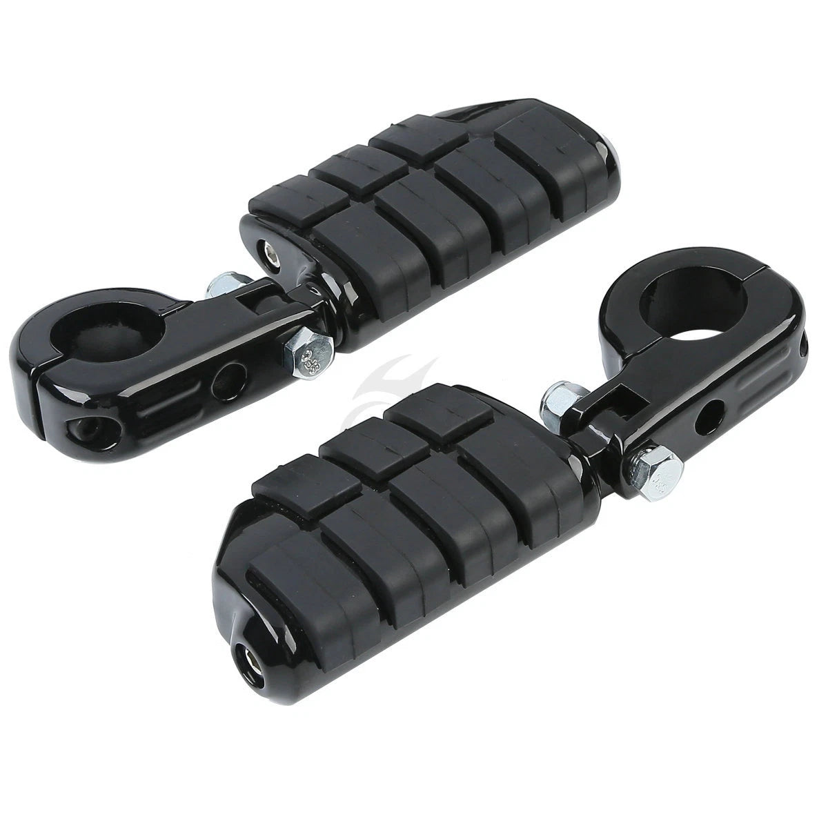 1-1/4" Highway Engine Guards Footpeg Pegs for Honda Yamaha (Fitment Specific)