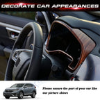 Peach Wood Grain Dashboard Instrument Frame Cover Trim for Honda CR-V (2017-2022)