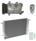 A/C Compressor Kit With Condenser for Volkswagen Beetle 2.5L (2014–2015)