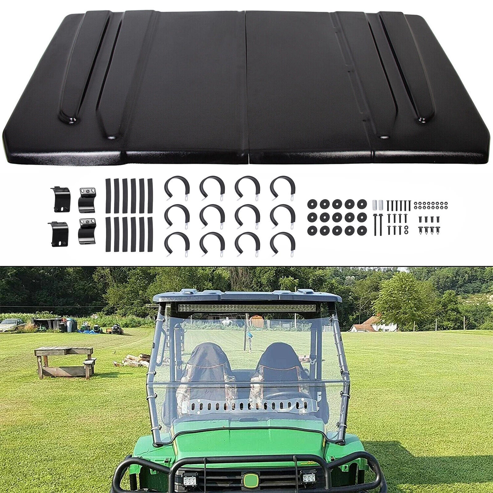 Polyethylene Hard Top Roof for Yamaha Rhino 450 660 700 (2004–2018)
