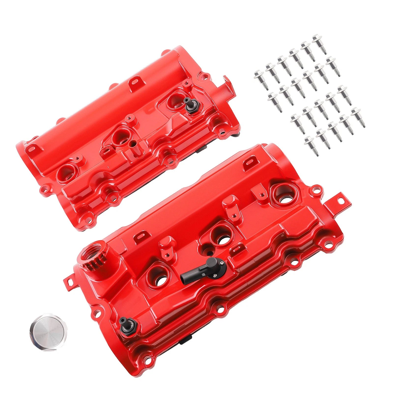 Aluminum Engine Valve Cover, Gasket & Oil Cap for Infiniti FX37 EX37 (2013)