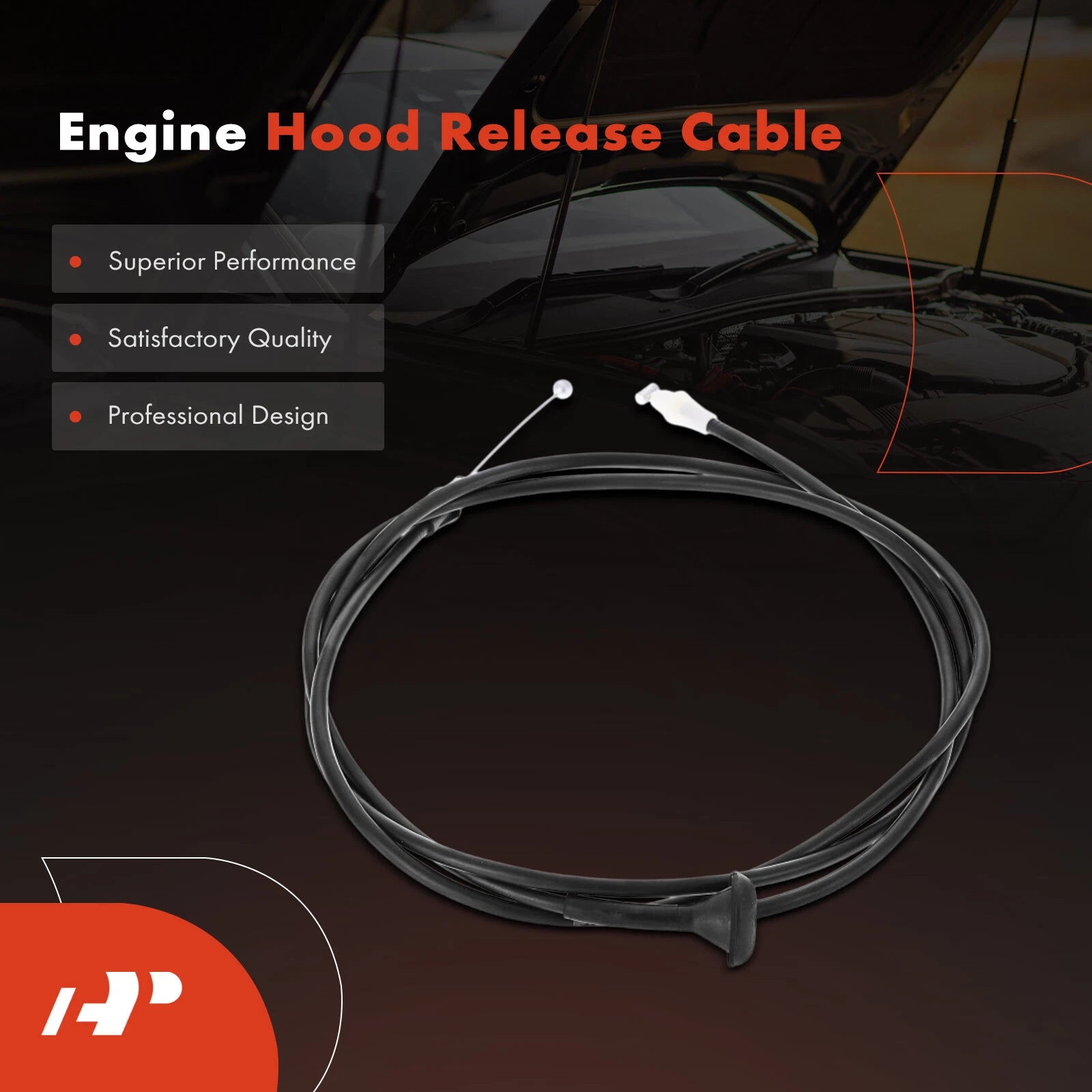 Hood Release Cable for Ford F-150 (1997–2003) F-250 (1997–1999) Lincoln Navigator