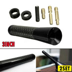 Set of 2 Carbon Fiber 3-Inch Antennas for Toyota