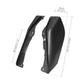 Carbon Fiber Vivid Black Mid-Frame Air Deflector for Harley Touring (2009–2023)