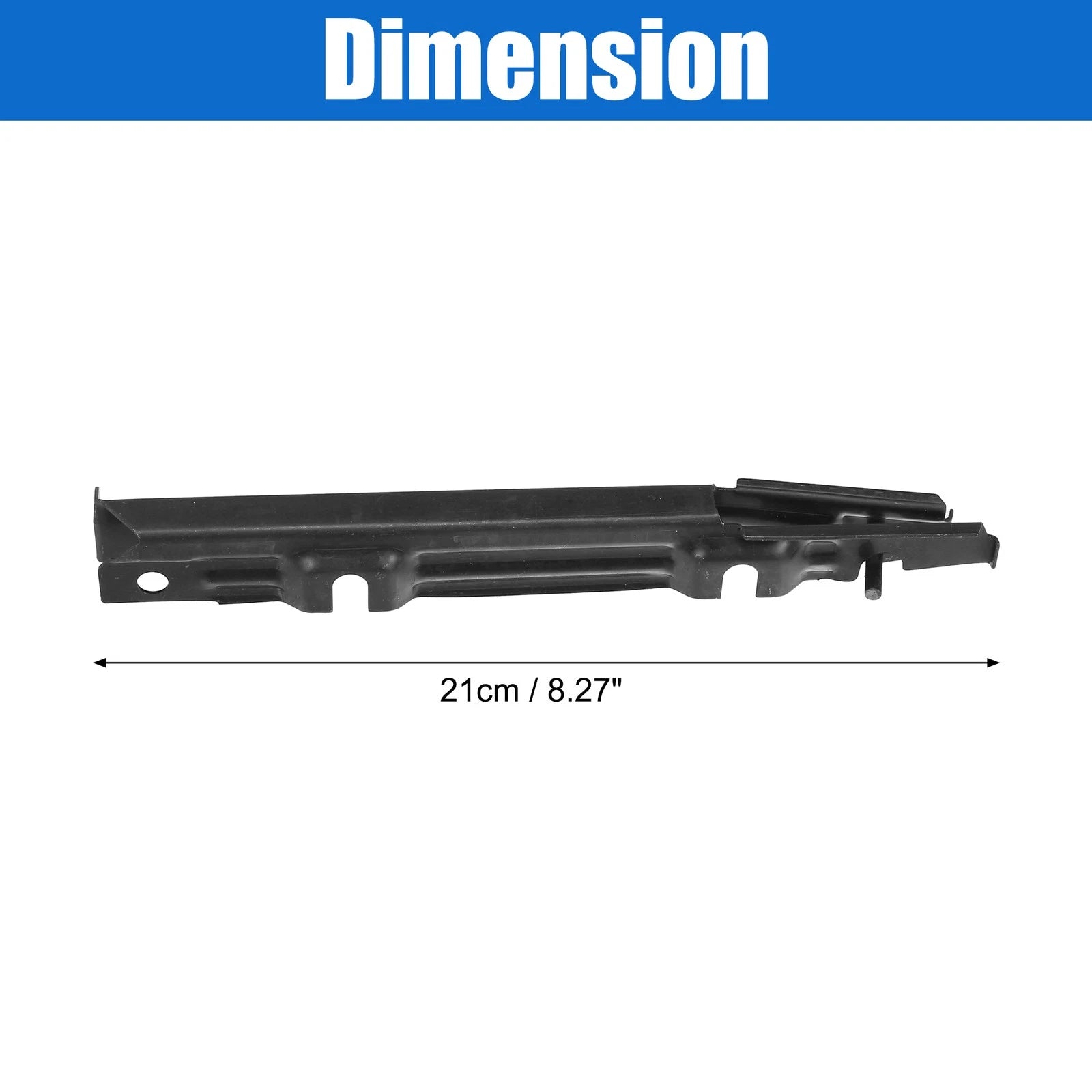 Set of 2 Upper Bumper Cover Support Brackets for Mercedes-Benz 