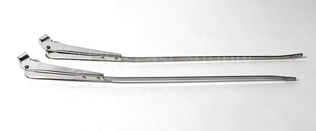 Stainless Steel Windshield Wiper Arms LH and RH for 1960-1966 Chevy Pickup