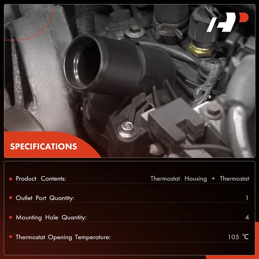 Engine Coolant Thermostat Housing for Chevrolet Cruze (2011-2019)