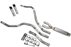 Dual Exhaust Glasspack Slash Cut Tip for Nissan Titan (2004–2006)