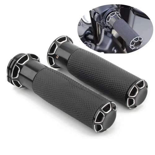 1 Inch Motorcycle Handlebar Grips for Harley Sportster XL1200 883 Dyna (2004-2023)