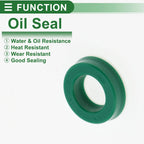 Set of 5 Oil Seal Ring Rotary Shaft Seal 11.2x19.2x5mm High Pressure