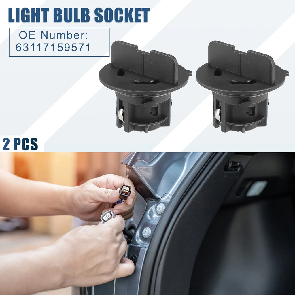 2X Front Turn Signal Light Bulb Sockets No.63117159571 for BMW 325i 330i (2001–2006)