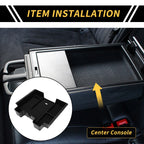 Center Console Organizer Tray for Chevy Silverado 1500, GMC (2019–2023)