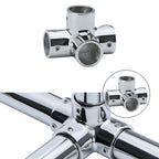 316 SS Four Way Rail Fitting for Marine Boat Applications