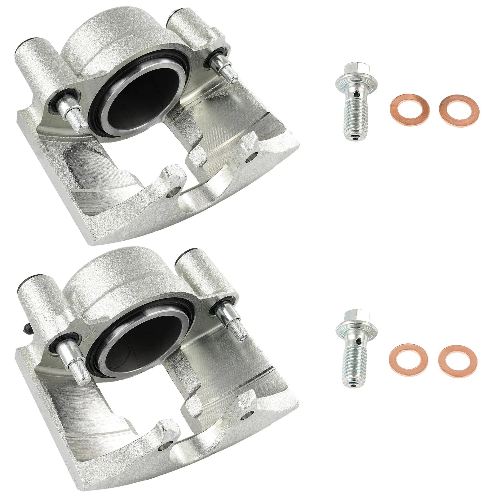 Front Brake Calipers for Chevrolet C3500 (1990–2000) - Set of 2