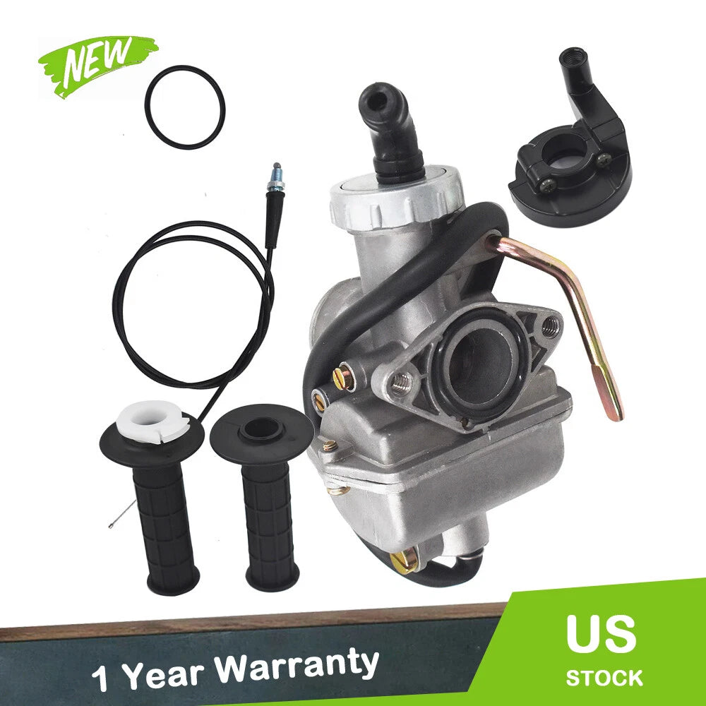 Carburetor with Throttle Grip Cable for Honda XR80R XR75 (1973–2004)