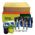Set of 4 Mann Filters & 4 NGK IridiumIX Spark Plugs for Audi Turbo