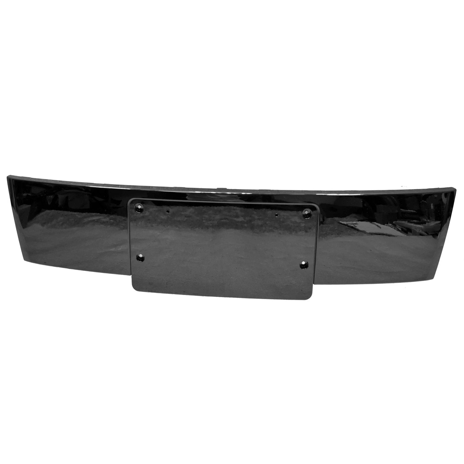 Replacement Front License Plate Bracket for Black Gloss ABS Plastic