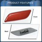 Front Left Washer Nozzle Cover for Honda Accord VIII 2011-2013 Red 1 x