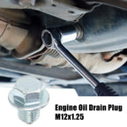 M12x1.25 Engine Oil Drain Plug Screws (2 Pcs) for Lexus