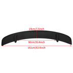 Rear Trunk Spoiler Wing for Dodge Charger (2011–2023) ABS Matte Black