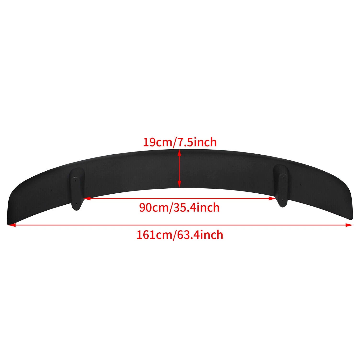 Rear Trunk Spoiler Wing for Dodge Charger (2011–2023) ABS Matte Black