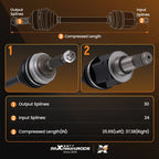 Front CV Axle Shaft Pair for Avalon Camry Solara ES300 (1995-2006)