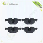 Set of 4 Metallic Rear Brake Pads for BMW X5 X6 (2010–2017)