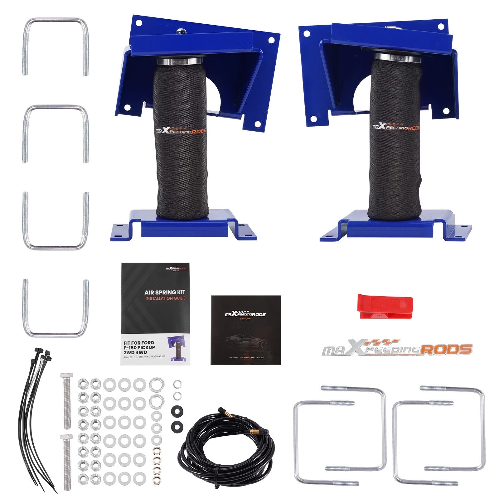 Rear Air Helper Spring Bag Leveling Kit for Ford F150 (2015–2020)