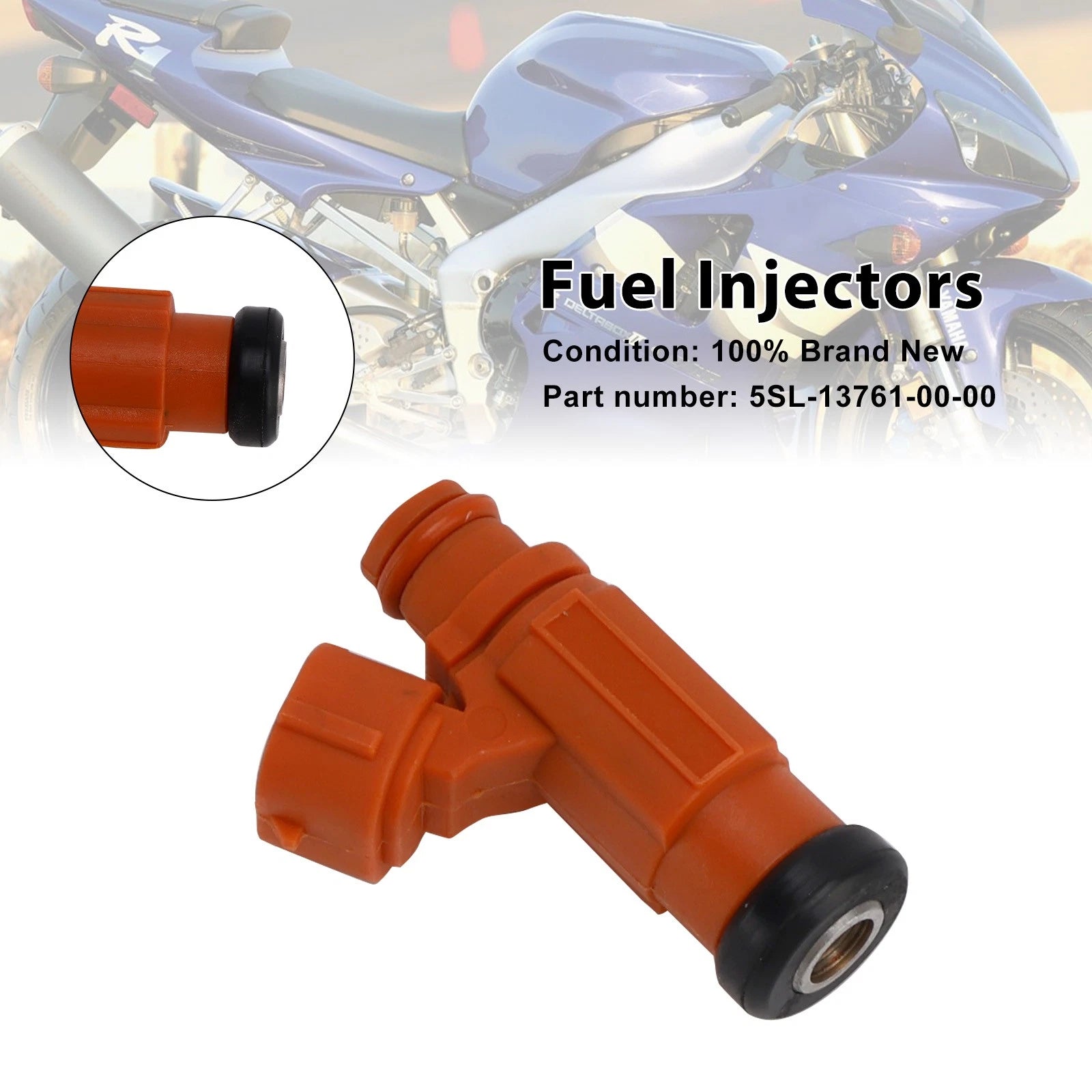 Set of 4 Fuel Injectors for Yamaha YZF-R6 (2003–2005), R6S (2006–2009)