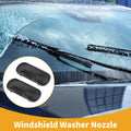 Set of 2 Front Windshield Washer Nozzles for Audi A8 S8 (2015–2020) Black