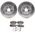 Front Rotor & Akebono ProACT Ceramic Brake Pad Kit for Challenger Charger (2015–2023)