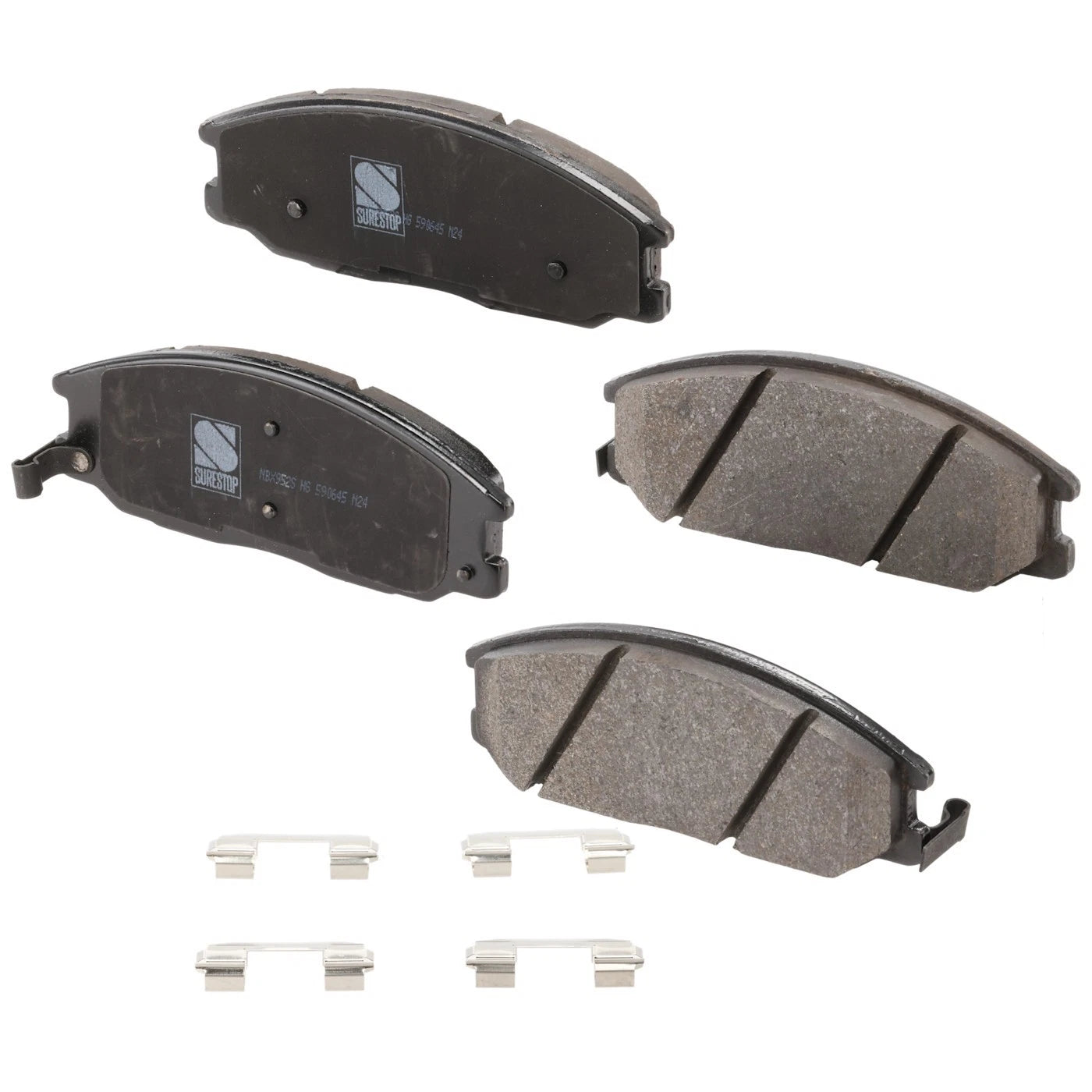 Front NAO Brake Pad Set for Hyundai Santa Fe (2001–2006)