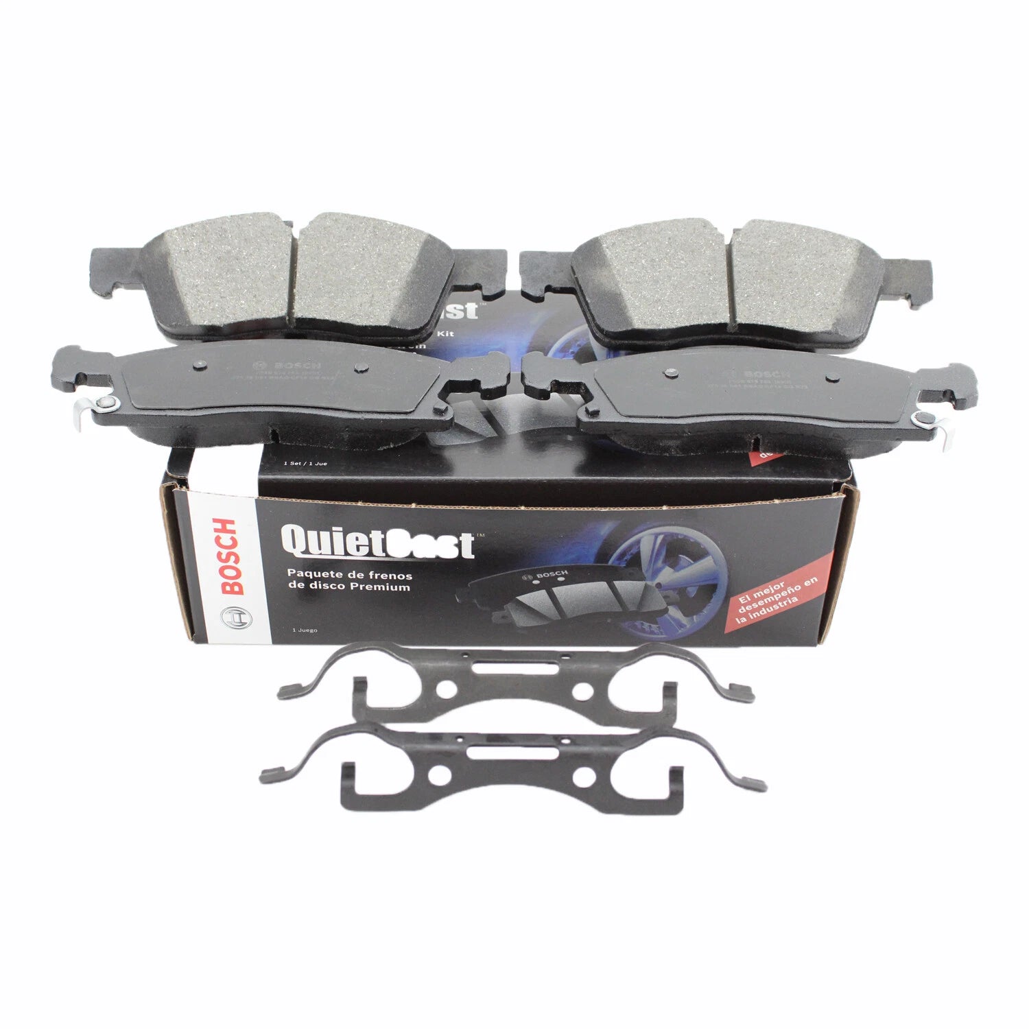 Bosch QuietCast Front Ceramic Brake Pads for Durango Grand Cherokee (2004–2021)
