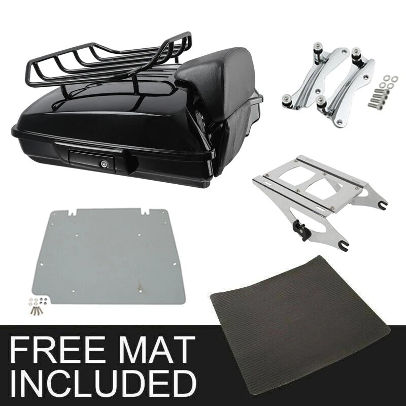 Trunk Rack Mount Base Plate for Harley Touring Road King (2014–2026)