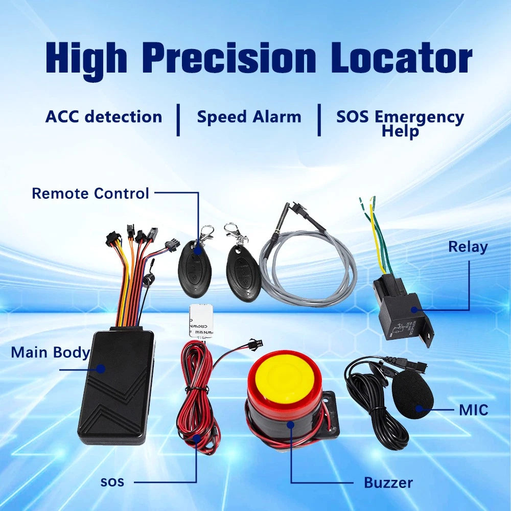 4G Bluetooth GPS Tracker for Vehicle (Real Time, Remote Fuel Cut-Off)