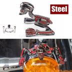 4'' Headlight Foglight Turn Signal Skeleton Ornament for Harley