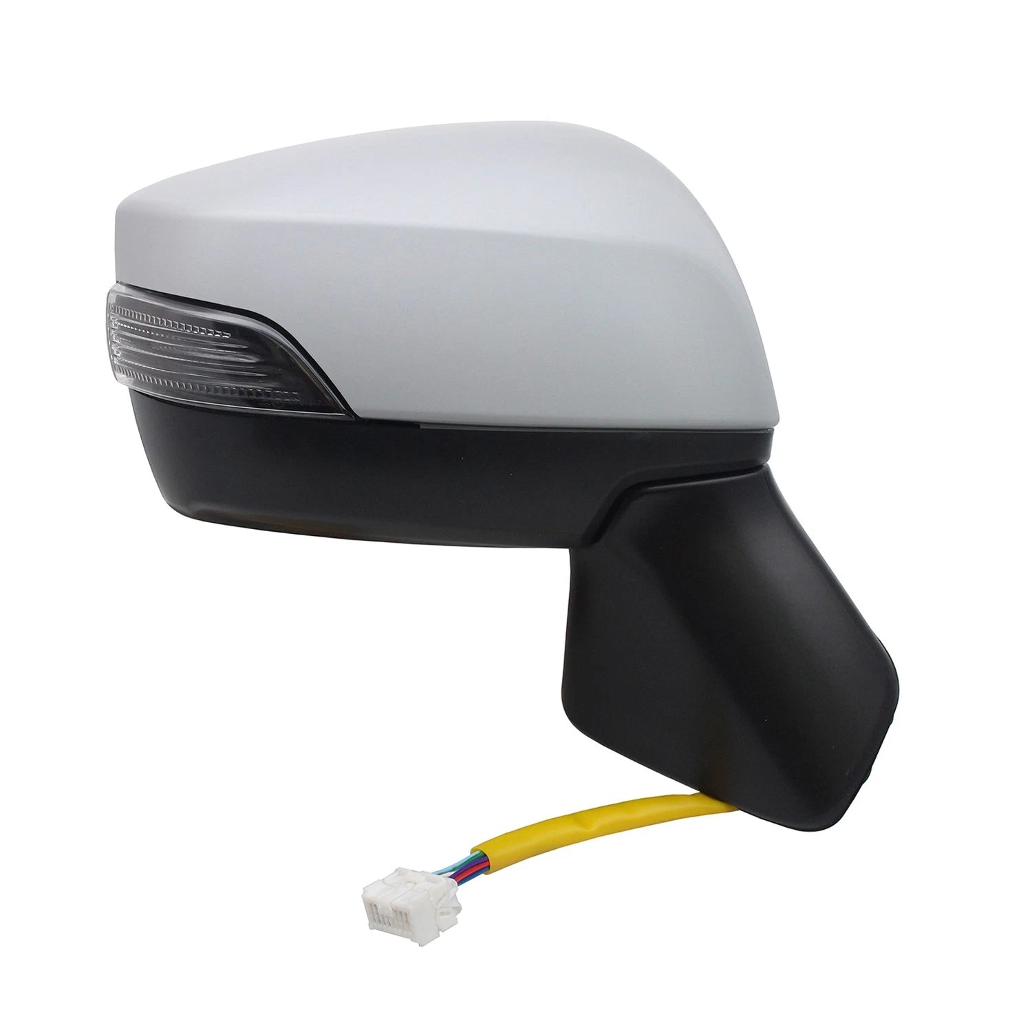 Ready to Paint Replacement Passenger Side Door Mirror with Turn Signal for Ford