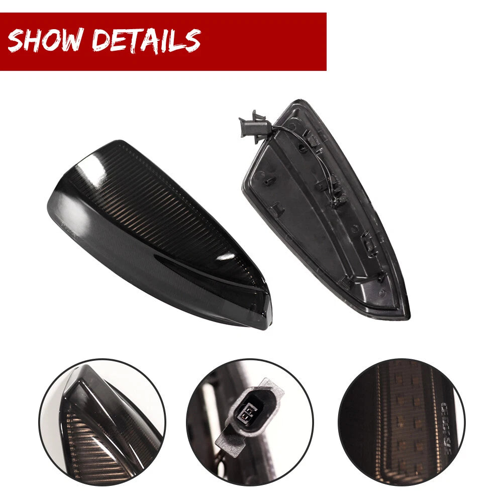2X Dynamic Amber LED Side Mirror Lamp for Mercedes Benz W164