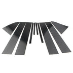 10 x Black PC Pillar Posts Door Trim Covers for Chevrolet Cruze (2011-2015)