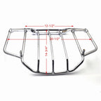 Chrome Luggage Rack for Harley Air Wing Tour Pak Trunk (1993–2013)